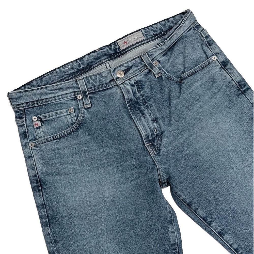 AG Adriano Goldschmied The Tellis Jeans 34x34 Blue Modern Slim Stretch Denim 360